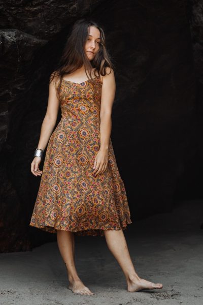 Lola Princess Dress | Yellow Flowers