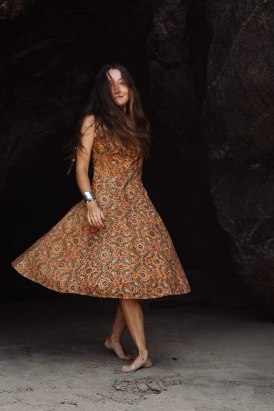 Lola Princess Dress | Yellow Flowers