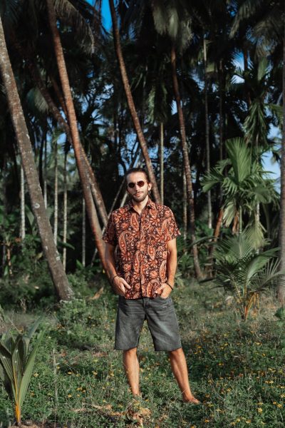 Pasha Hand Block Printed Men's Shirt | Anazvara