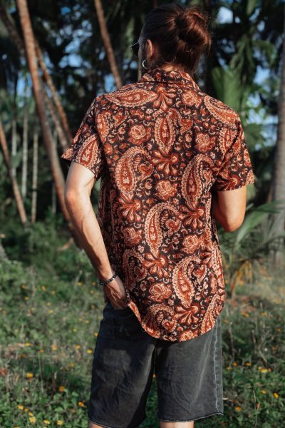 Pasha Hand Block Printed Men's Shirt | Anazvara