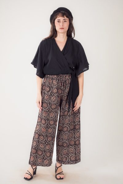 Women's Wrap Gauze Top | Lightweight Slow Fashion | Anazvara