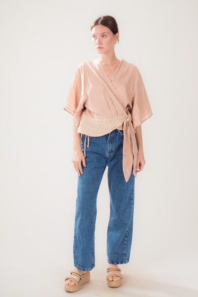 Women's Wrap Gauze Top | Lightweight Slow Fashion | Anazvara