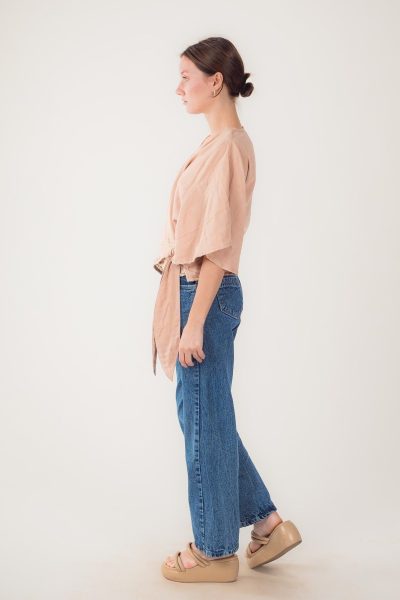 Women's Wrap Gauze Top | Lightweight Slow Fashion | Anazvara