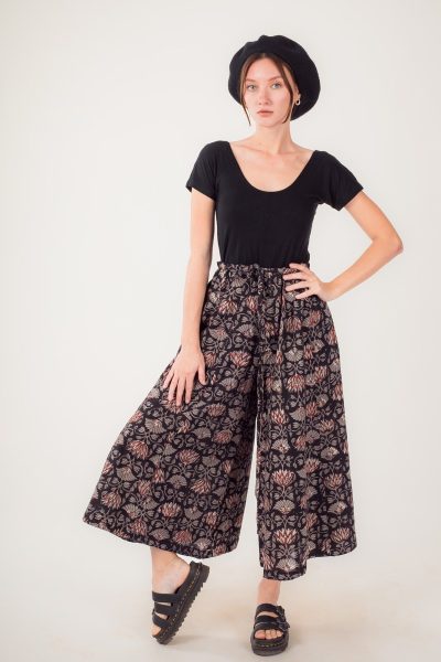 Meera Wide-Leg Skirt Pants for Women | Anazvara