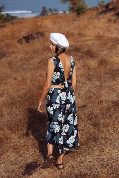 Meera Wide-Leg Skirt Pants for Women | Anazvara