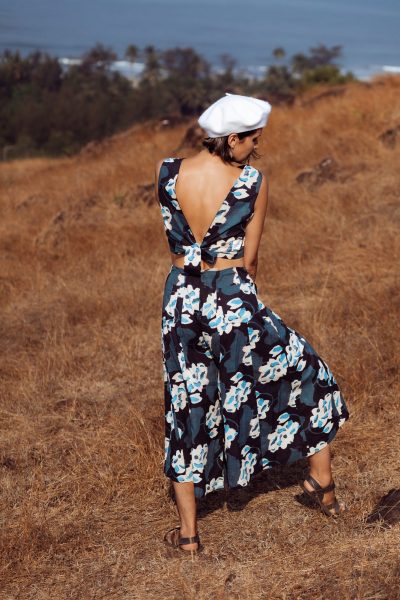 Meera Wide-Leg Skirt Pants for Women | Anazvara