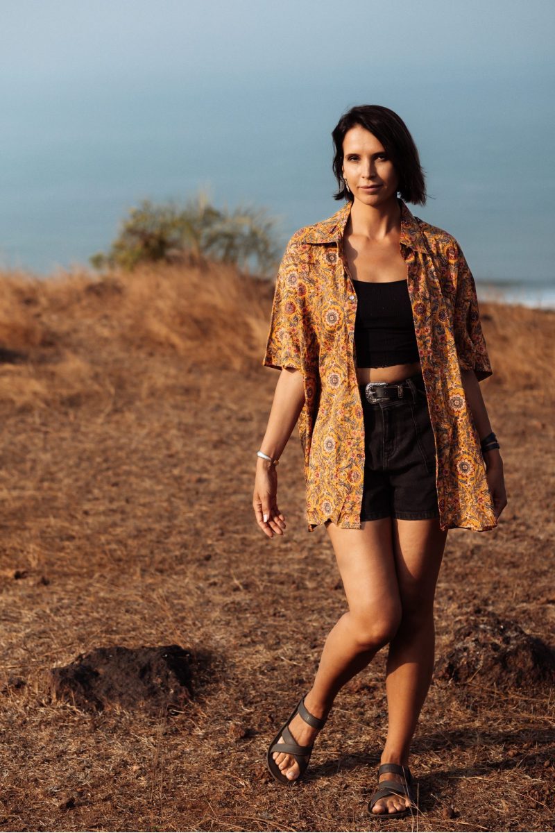 Amara Oversized Shirt | Yellow