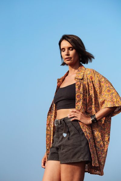 Amara Oversized Shirt | Yellow