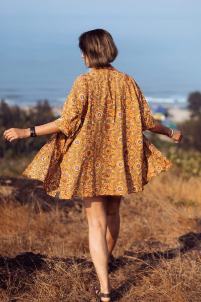 Amara Oversized Shirt | Yellow