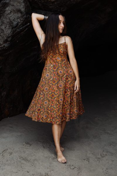 Lola Princess Dress | Yellow Flowers